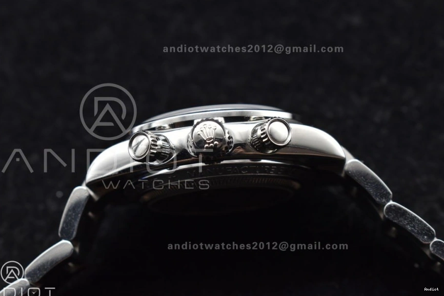 SS SS Black Best White Bracelet on ADGF Dial Daytona A7750 Edition 0414